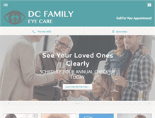 Tablet Screenshot of dcfamilyeyecare.com